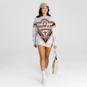 TEXAS LONGHORNS CHASING VICTORY RHINESTONE SPRAY PREMIUM CREWNECK SWEATSHIRT