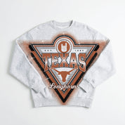 TEXAS LONGHORNS CHASING VICTORY RHINESTONE SPRAY PREMIUM CREWNECK SWEATSHIRT