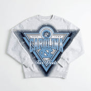 NORTH CAROLINA TAR HEELS CHASING VICTORY RHINESTONE SPRAY PREMIUM CREWNECK SWEATSHIRT