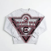 SOUTH CAROLINA GAMECOCKS CHASING VICTORY RHINESTONE SPRAY PREMIUM CREWNECK SWEATSHIRT