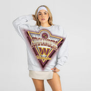 WASHINGTON COMMANDERS CHASING VICTORY RHINESTONE SPRAY PREMIUM CREWNECK SWEATSHIRT