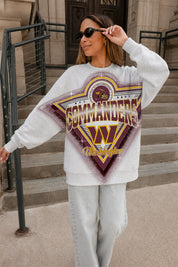 WASHINGTON COMMANDERS CHASING VICTORY RHINESTONE SPRAY PREMIUM CREWNECK SWEATSHIRT