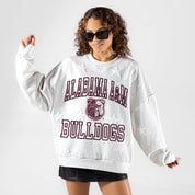 ALABAMA A&M BULLDOGS BIG PLAY ENERGY EMBOSSED STAR CREWNECK