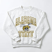 ALABAMA STATE HORNETS BIG PLAY ENERGY EMBOSSED STAR CREWNECK