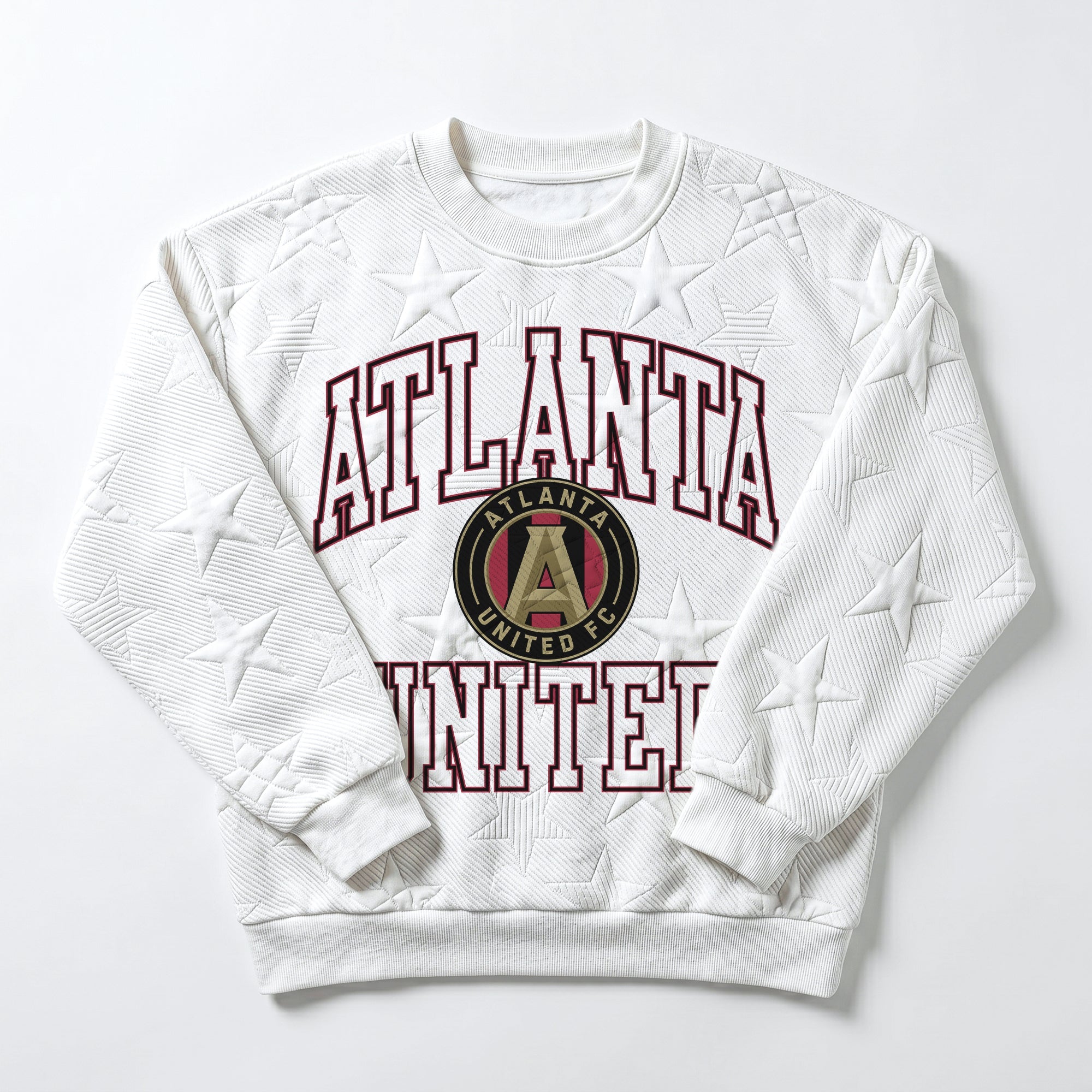 ATLANTA UNITED FC BIG PLAY ENERGY EMBOSSED STAR CREWNECK