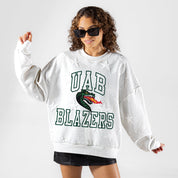 ALABAMA AT BIRMINGHAM BLAZERS BIG PLAY ENERGY EMBOSSED STAR CREWNECK