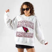 ARIZONA CARDINALS BIG PLAY ENERGY EMBOSSED STAR CREWNECK