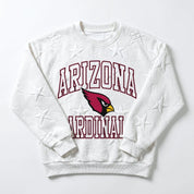 ARIZONA CARDINALS BIG PLAY ENERGY EMBOSSED STAR CREWNECK