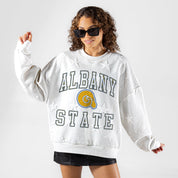 ALBANY STATE GOLDEN RAMS BIG PLAY ENERGY EMBOSSED STAR CREWNECK