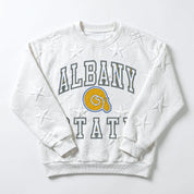 ALBANY STATE GOLDEN RAMS BIG PLAY ENERGY EMBOSSED STAR CREWNECK