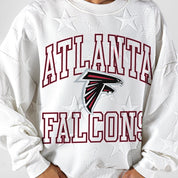 ATLANTA FALCONS BIG PLAY ENERGY EMBOSSED STAR CREWNECK