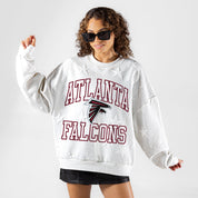 ATLANTA FALCONS BIG PLAY ENERGY EMBOSSED STAR CREWNECK