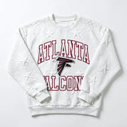 ATLANTA FALCONS BIG PLAY ENERGY EMBOSSED STAR CREWNECK
