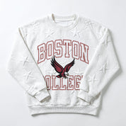 BOSTON COLLEGE EAGLES BIG PLAY ENERGY EMBOSSED STAR CREWNECK
