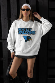 BENTLEY FALCONS BIG PLAY ENERGY EMBOSSED STAR CREWNECK