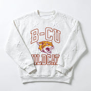 BETHUNE-COOKMAN WILDCATS BIG PLAY ENERGY EMBOSSED STAR CREWNECK