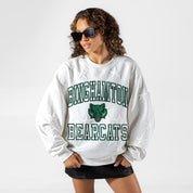 BINGHAMTON BEARCATS BIG PLAY ENERGY EMBOSSED STAR CREWNECK