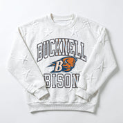 BUCKNELL BISON BIG PLAY ENERGY EMBOSSED STAR CREWNECK