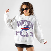 BUFFALO BILLS BIG PLAY ENERGY EMBOSSED STAR CREWNECK