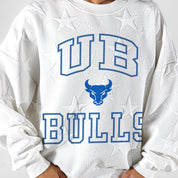 BUFFALO BULLS BIG PLAY ENERGY EMBOSSED STAR CREWNECK
