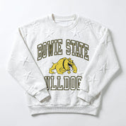 BOWIE STATE BULLDOGS BIG PLAY ENERGY EMBOSSED STAR CREWNECK