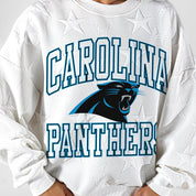 CAROLINA PANTHERS BIG PLAY ENERGY EMBOSSED STAR CREWNECK