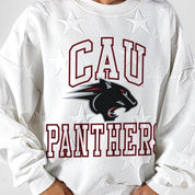 CLARK ATLANTA UNIVERSITY PANTHERS BIG PLAY ENERGY EMBOSSED STAR CREWNECK