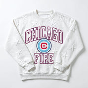 CHICAGO FIRE FC BIG PLAY ENERGY EMBOSSED STAR CREWNECK