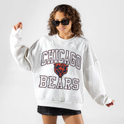 CHICAGO BEARS BIG PLAY ENERGY EMBOSSED STAR CREWNECK