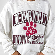 CHAPMAN UNIVERSITY PANTHERS BIG PLAY ENERGY EMBOSSED STAR CREWNECK