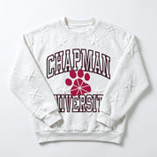 CHAPMAN UNIVERSITY PANTHERS BIG PLAY ENERGY EMBOSSED STAR CREWNECK
