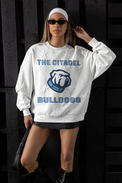 CITADEL BULLDOGS BIG PLAY ENERGY EMBOSSED STAR CREWNECK