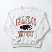 CLAFLIN PANTHERS BIG PLAY ENERGY EMBOSSED STAR CREWNECK