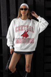 CENTRAL MISSOURI MULES BIG PLAY ENERGY EMBOSSED STAR CREWNECK