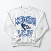 CREIGHTON BLUEJAYS BIG PLAY ENERGY EMBOSSED STAR CREWNECK