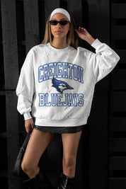 CREIGHTON BLUEJAYS BIG PLAY ENERGY EMBOSSED STAR CREWNECK