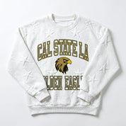 CAL STATE LOS ANGELES GOLDEN EAGLES BIG PLAY ENERGY EMBOSSED STAR CREWNECK