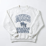 COLORADO SCHOOL OF MINES BURROS BIG PLAY ENERGY EMBOSSED STAR CREWNECK