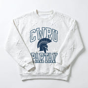 CASE WESTERN RESERVE SPARTANS BIG PLAY ENERGY EMBOSSED STAR CREWNECK