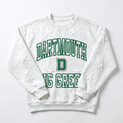 DARTMOUTH COLLEGE BIG GREEN BIG PLAY ENERGY EMBOSSED STAR CREWNECK