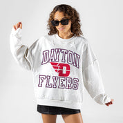 DAYTON FLYERS BIG PLAY ENERGY EMBOSSED STAR CREWNECK