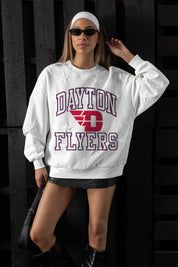 DAYTON FLYERS BIG PLAY ENERGY EMBOSSED STAR CREWNECK