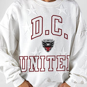 DC UNITED BIG PLAY ENERGY EMBOSSED STAR CREWNECK