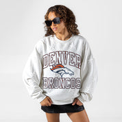 DENVER BRONCOS BIG PLAY ENERGY EMBOSSED STAR CREWNECK