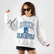 DUKE BLUE DEVILS BIG PLAY ENERGY EMBOSSED STAR CREWNECK