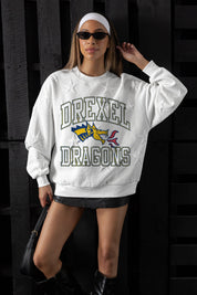 DREXEL UNIVERSITY DRAGONS BIG PLAY ENERGY EMBOSSED STAR CREWNECK