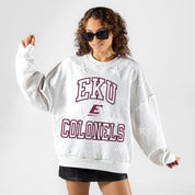 EASTERN KENTUCKY COLONELS BIG PLAY ENERGY EMBOSSED STAR CREWNECK