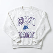 ELIZABETH CITY STATE UNIVERSITY VIKINGS BIG PLAY ENERGY EMBOSSED STAR CREWNECK