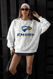 EMORY EAGLES BIG PLAY ENERGY EMBOSSED STAR CREWNECK