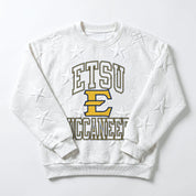 EAST TENNESSEE STATE BUCCANEERS BIG PLAY ENERGY EMBOSSED STAR CREWNECK